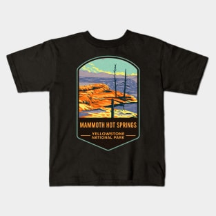 Mammoth Hot Springs Yellowstone National Park Kids T-Shirt